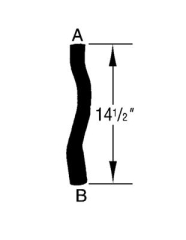 Kühlwasserschlauch Oben - Radiator Hose Upper  Voyager 3,3L + 3,8L 96-99